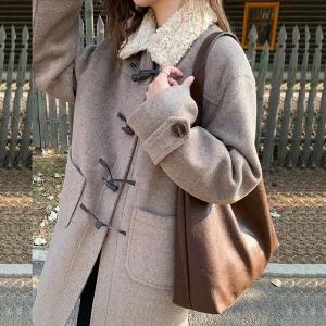 [하프클럽/랄라모션]양털카라 떡볶이 코트(llm0440)