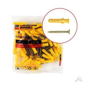 고품질 드릴 나사 고정 목재용 50개 칼 블록 6mm 조립 (WFHZQLK)