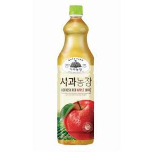 [웅진식품] 웅진 가야농장 사과농장 1.5L 24개_