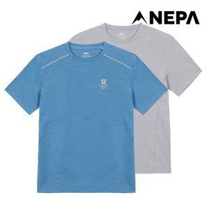 [NS홈쇼핑]네파 남성 스트레치 메쉬 반팔 라운드 티셔츠 7K35331[35237109]