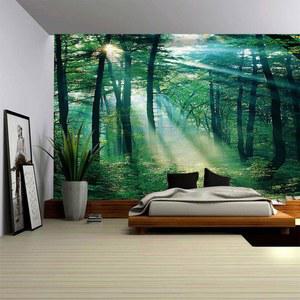 대초원 특대 배경천벽 데코 거실 테 트리 장식 만다라 boho 패브릭 대형 배경