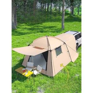 도킹 텐트 꼬리텐트 카크닉 패키지 차박쉘터 어닝 원터치 차박꼬리텐트 설치 후미 메쉬
