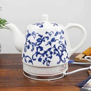 심플 도자기전기포트 미니멀 주전자 커피 사기 티포트