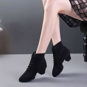 라인댄스부츠 블랙 라인댄스 줌바 구두 재즈 가죽