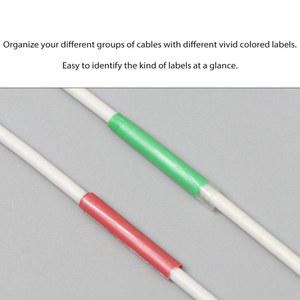 자체 케이블 식별 도구 와이어 오거나이저 네트워크 스티커 접착식 섬유 태그 라벨 마커