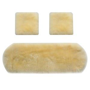 카방석 러그 시트 차량용 겨울 두꺼움 좌석 운전석 양털 등받이 단독