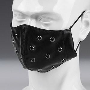 오토바이 라이딩 마스크 사이버펑크 스타일 패션 트렌드 가죽 방진 장식