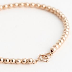 [로이드](센텀시티점)14K 3mm 볼 체인 베이직 팔찌 LWB25015G