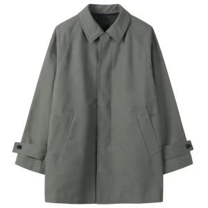 [롯데백화점]커스텀멜로우 카키 오버사이즈 핏 카 코트 CWCAA24001KHX