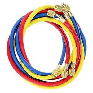 AC 충전 호스 세트, 볼 밸브 800 PSI, 1/4 인치 SAE, 에어컨 냉매 R134A W/강력 커넥터, R410a, 60 3 개