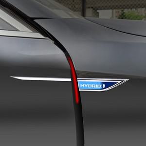 프리우스 튜닝 2pcs 자동차 액세서리 사이드 도어 스티커 시너지 드라이브 Toyota Prius Camry Rav4 Crown