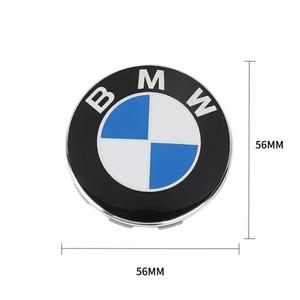 혼다 자동차 4pcs 56/68mm 자동차 휠 센터 허브 캡 스티커 스타일링 BMW 성능 E36 F30 액세서리