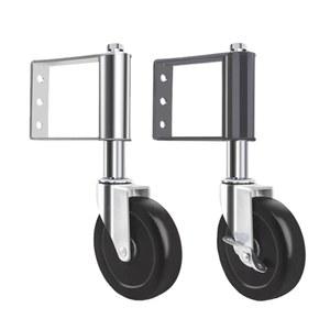 대문바퀴 스프링바퀴 확장형 바퀴 운반 저소음 범용 철문 교체 6CM 고무 스프레이