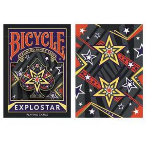 자전거 EXPLOSTAR 카드 플레잉 데크 포커 사이즈 카디스트리, USPCC 한정판, 매직 게임, 마술 트릭, 소품