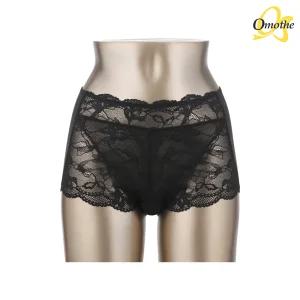 오모떼 레이스 햄팬티 1종/차콜