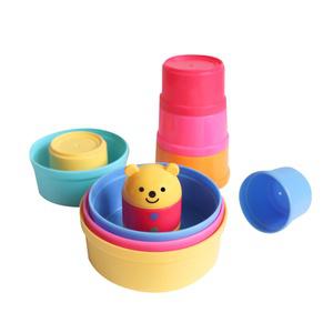 콤비 컵온컵스 곰돌이 컵쌓기 혼합 색상 1개