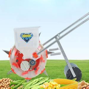 옥수수 파종기 소형 수동 푸시 핸드 심는도구 옥수수파종기