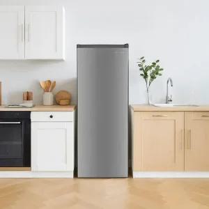 쿠잉 스탠드 냉동고 168L FR-S18 실버 서랍형 소형 미니 가정용 원룸 음쓰