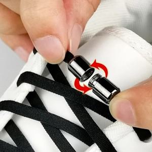 신발끈 반원형 버클 스니커즈용 커넥터 없음  타이 끈 금속 캡슐 장치