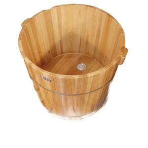 1인 나무욕조 간이 욕조 나무 반신욕 원목 나무족욕 목제 사우나 편백 이동식 스파 목욕통