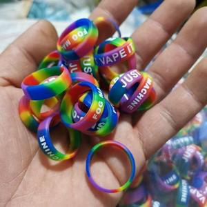 미끄럼방지 고무링 손잡이 실리콘 그립 낚시대 바트대 야광