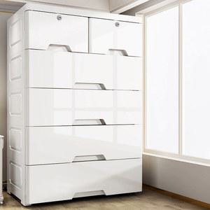 초대형 6단 수납장 플라스틱서랍장 옷장 와이드 39 드레스룸 대형 다용도 오단서랍장