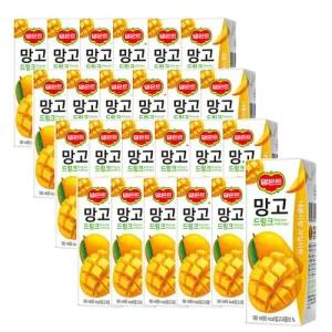 델몬트 망고 드링크 190ml 24팩 2박스(총 48팩)/매점음료