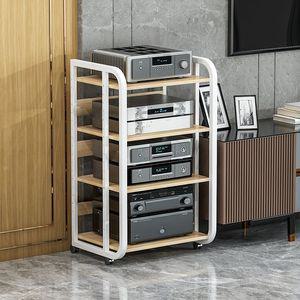 오디오 랙 이동식 음향 장비 랙장 스피커 수납장 앰프 선반 장식장