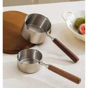 304스텐 계량컵 우드손잡이 조리기구 100ml 200ml