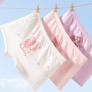 산리오 마이멜로디 팬티 3개 세트 여아 사각 삼각 여름 속옷