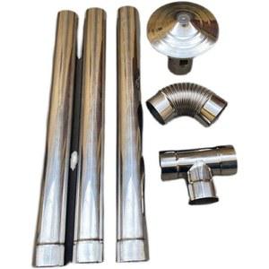 연통 구멍 배기관 이중연통 연장 스테인레스 가스온수기 화로 펠릿 스탠 3미터 스텐 굴뚝