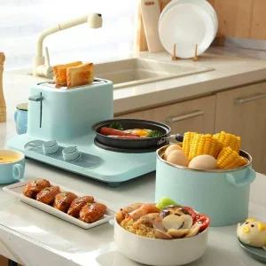 1인용 기숙사 멀티쿠커 라면포트 토스터기 계란찜기 만능 가정용 다용도 작은 멀티 자취