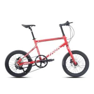 자바 미니벨로 작은 자전거 유압  브레이크 20인치 9가변