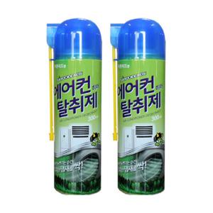 산도깨비 에어컨 히터 탈취제 300mlX2개 청소 냄세 제거 차량용 스프레이 탈취제