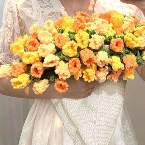 꽃다발담요 뜨게꽃 블랭킷뜨기 DIY키트 키트