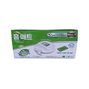 홈매트 그린 에디션 내추럴 허브향 훈증기+리필 90매 세트