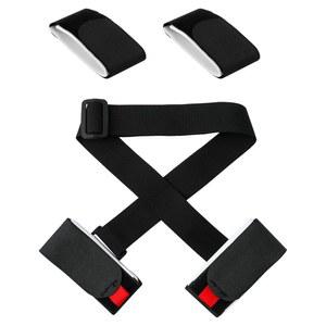 스키 및 폴 캐리어 스트랩 조절 가능한 스노보드 트레이닝 하네스 2개 포함 밴드 부츠 남녀용 장비