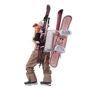 대형 스노우보드 휠백 달린 장비 가방 싱글 스키 캐리어백