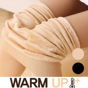 2P 융털 기모 레깅스 스타킹 무발 유발 살색스타킹 블랙스타킹 겨울