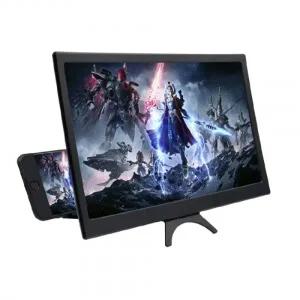 핸드폰확대경 블랙 돋보기 스마트폰 폰거치대