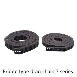 링크 CNC 전송 7MM 라인 7MM 1M 견인 플라스틱 드래그 체인 라우터 체인 7MM 공작 기계 L1000MM