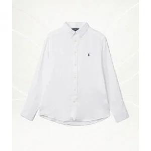 POLO 폴로랄프로렌 CHILDREN 남아 818세 리넨 셔츠 화이트 CWPOWOVY6820258100 1136020