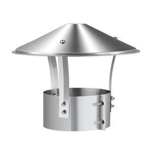 75-160mm 통풍 레인 캡 스테인레스 스틸 외벽 공기 배출구 파이프 굴뚝 후드 시스템