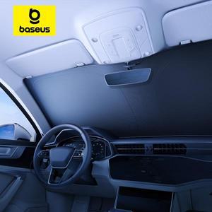 Baseus GoTrip DT1 자동차 앞 유리 차양 커버 리브 프리 접이식 UV 태양 보호 창