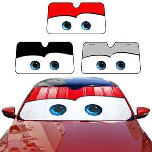 자동차 태양 보호 4 색 눈 가열 앞 유리 차양 창 커버 자동 선 바이저