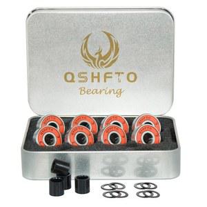 프리미엄 608RS 롱보드 베어링, 스케이트보드, 인라인 스케이트, 롤러 스피너, 8x22x7 이중 차폐 ABEC-9 볼 베어링(8팩)