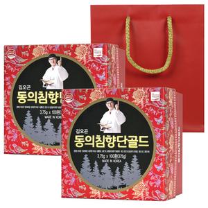 주원생활건강 NEW 김오곤 동의침향단 골드 200p 침향환 + 선물용 쇼핑백
