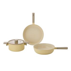 옐로우 세트 쿡웨어 3종 네오플램 세라믹