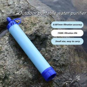 미니 미니 워터 정화 워터 밀짚 필터 휴대용 직접 밀짚 필터 정수기 밀짚 식수 마시는 필터링