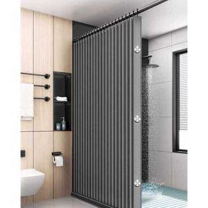 욕실 샤워 커튼 자바라 무타공 가림막 금붕어 화장실 방수